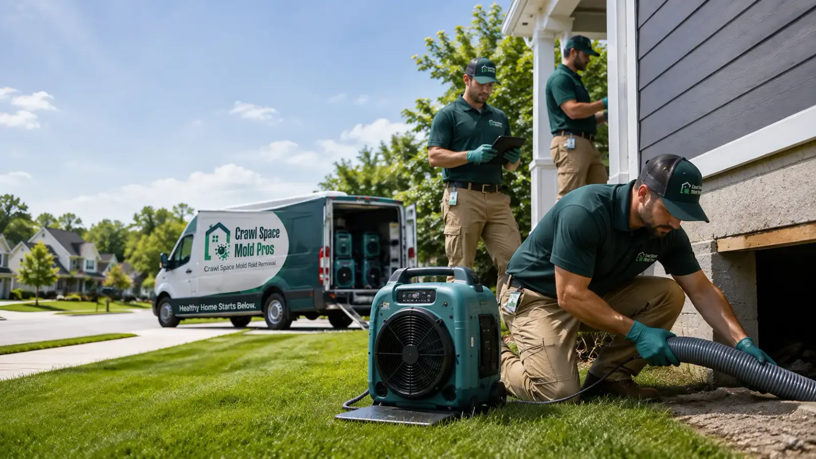 Crawl Space Mold Removal in Madison, OH